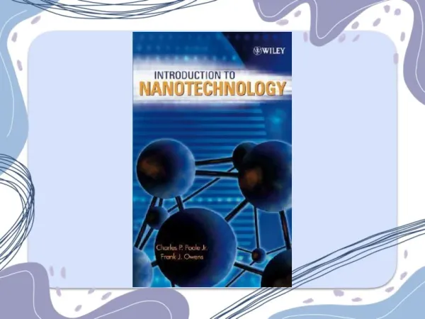 Introduction to Nanotechnology